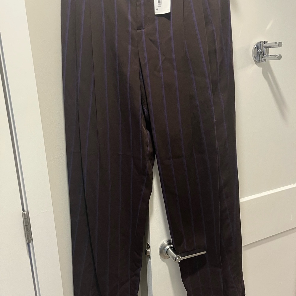 Vince Striped Wide Leg Pants